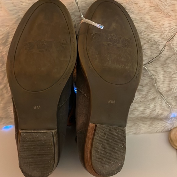 Nine West vintage America collection, gray leather ankle boots. Size 8 - Picture 6 of 7